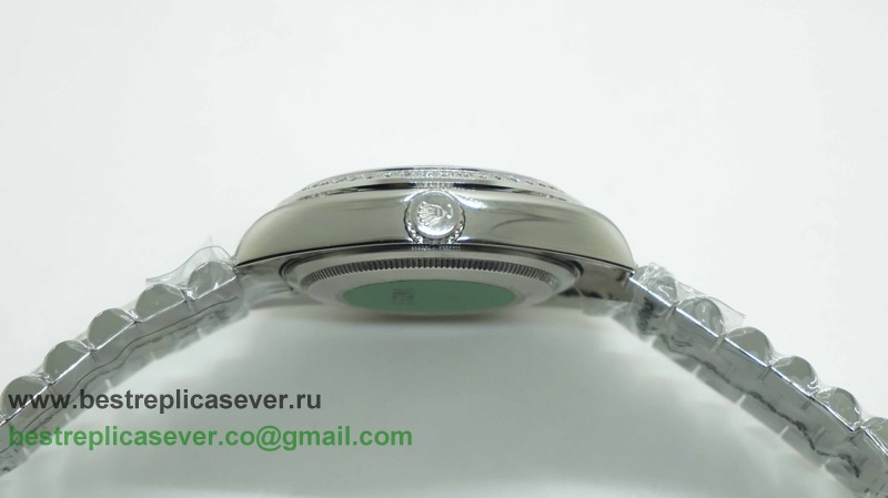 Rolex Day-Date Automatic S/S 36MM Sapphire Diamonds Bezel RXG250