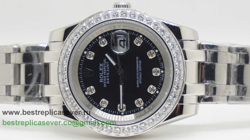 Rolex Datejust Automatic S/S 41MM Diamonds Bezel Sapphire RXG339