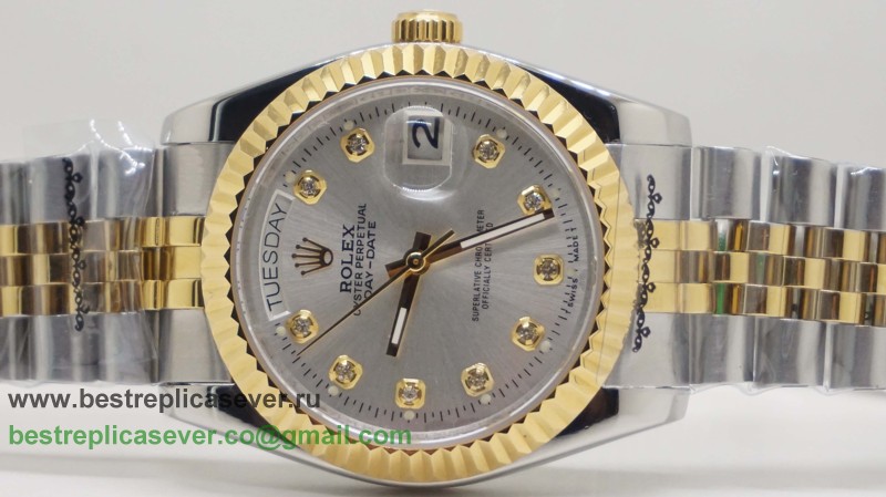 Rolex Day-Date Automatic S/S 36MM Sapphire RXG342